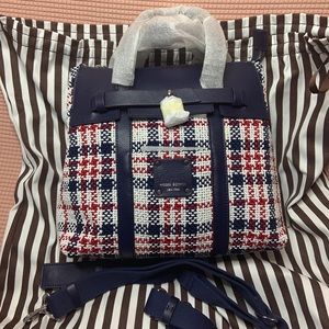 (SOLD) Henri Bendel MINI Plaid Convertible plaid Backpack